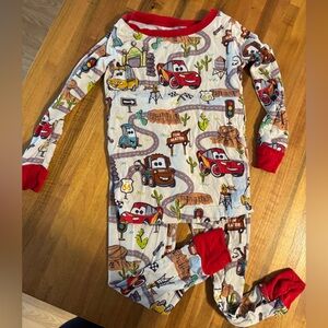 Little Sleepies Limited Edition Disney Cars 2 piece pajamas. 2T.